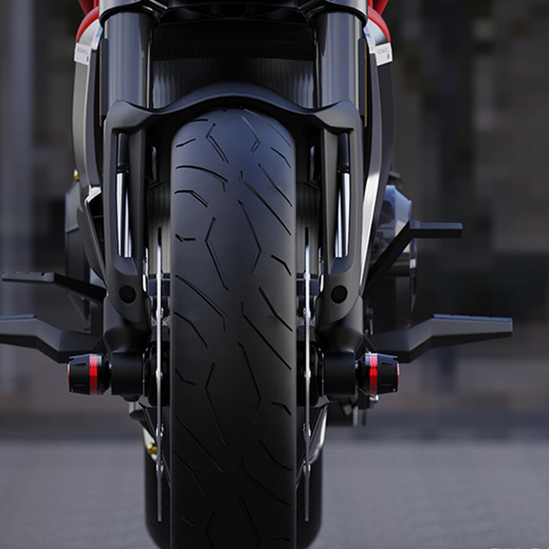 2 DB CNC alumínium első villakeret csúszó kerék motorkerékpár leesés elleni védelem ütközésgátló csésze dirt bike motorkerékpár tartozékok