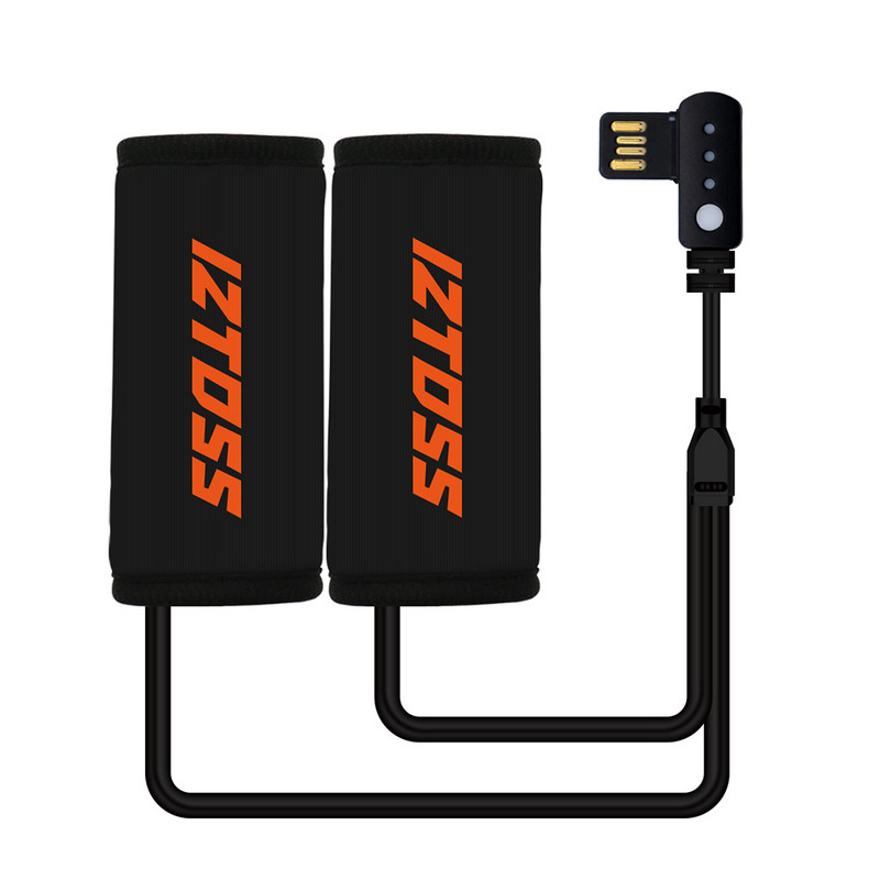 2PCS USB podesivi motocikl Vruća žica Grijane ručke Rukavice Napajane Vodootporne 3 brzine Zimske Tople grijane ručke