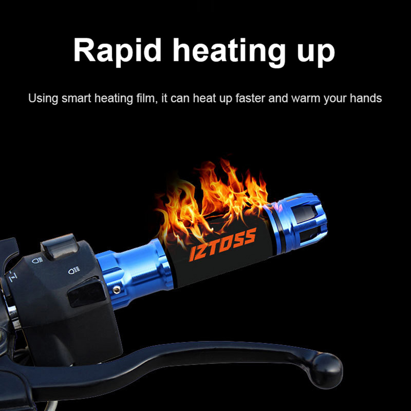 2PCS USB podesivi motocikl Vruća žica Grijane ručke Rukavice Napajane Vodootporne 3 brzine Zimske Tople grijane ručke
