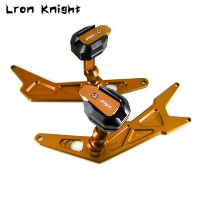 Pre KAWASAKI NINJA250 NINJA300 NINJA 250 300 Ochrana proti pádu z motocykla, posuvník rámu, ochranný kryt kapotáže, protinárazová podložka