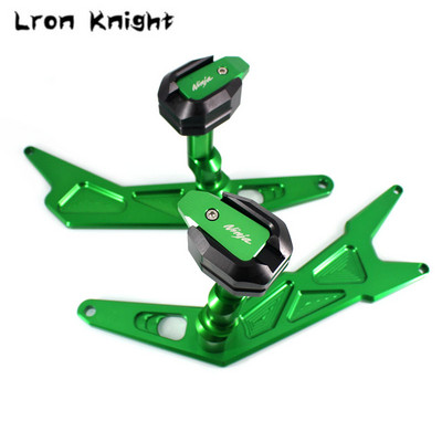 Pre KAWASAKI NINJA250 NINJA300 NINJA 250 300 Ochrana proti pádu z motocykla, posuvník rámu, ochranný kryt kapotáže, protinárazová podložka