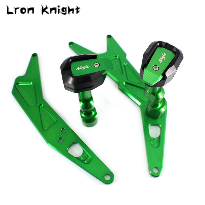 Pre KAWASAKI NINJA250 NINJA300 NINJA 250 300 Ochrana proti pádu z motocykla, posuvník rámu, ochranný kryt kapotáže, protinárazová podložka