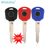 WhatsKey 10db Motorkerékpár kulcs Vágatlan Üres embrió Hondához CBR1000RR CBR600RR CBR900 CB1300 CBR954 F4I F4 CBR250 VTR1000 Chip nélkül
