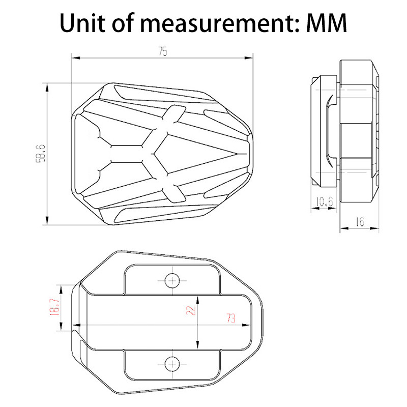JWOPR motorkerékpár hátsó fékpedál kreatív csúszásmentes fékbetét fékpedál módosítási tartozékok a Benelli 502C-hez