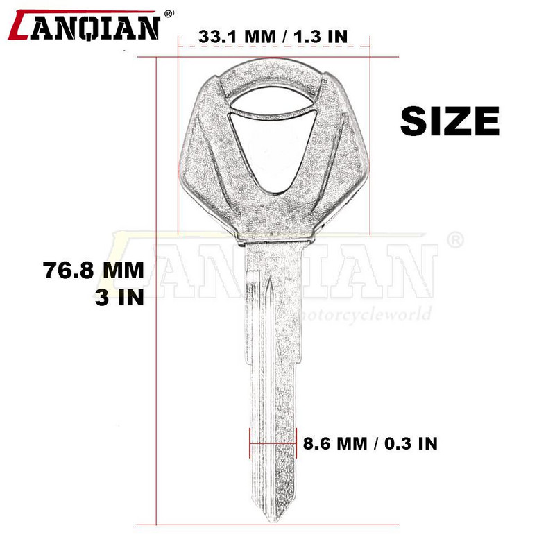 Pre YAMAHA YZF R25 R3 YZFR25 YZFR3 YZF-R25 YZF-R3 Príslušenstvo k motocyklom Kľúče Kľúčenky s embryami na motorku Prázdne krúžky na kľúče Neostrihané krúžky na kľúče