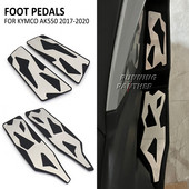 Új motorkerékpár hátsó utas lábtartók lábtartók lábtartó lábtámaszok pedáltartó KYMCO AK550 AK 550 2017 2018 2019 2020