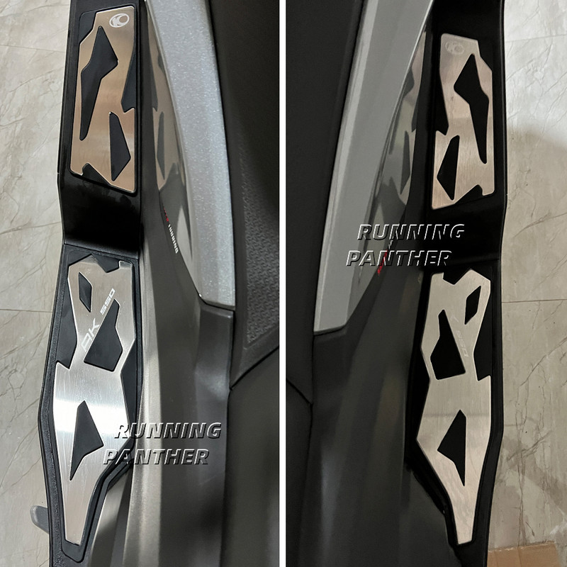 Új motorkerékpár hátsó utas lábtartók lábtartók lábtartó lábtámaszok pedáltartó KYMCO AK550 AK 550 2017 2018 2019 2020