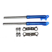 Kétütemű első villa felfüggesztés lengéscsillapító háromszoros fára szerelhető bilincsekhez Thumpster kormányhoz Dirt Bike 49cc