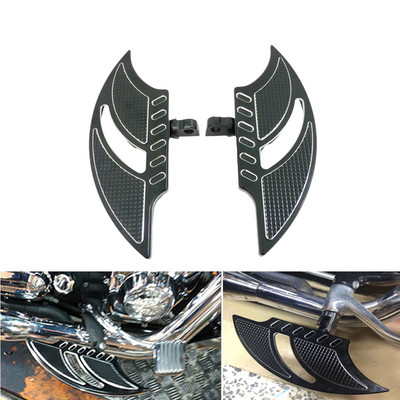Motocyklové CNC stupačky, mužské pedále na opierky nôh, čierne podlahové dosky pre Harley Touring Street Glide Road King Sportster 883 1200XL