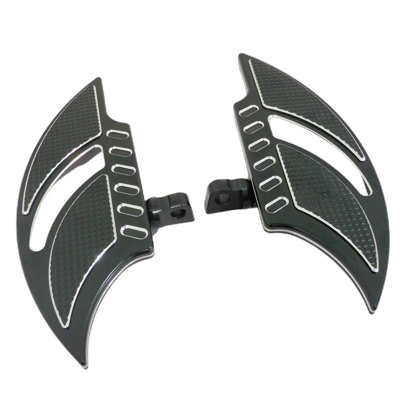 Motocyklové CNC stupačky, mužské pedále na opierky nôh, čierne podlahové dosky pre Harley Touring Street Glide Road King Sportster 883 1200XL
