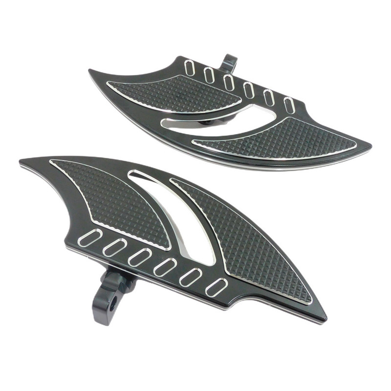 Motocyklové CNC stupačky, mužské pedále na opierky nôh, čierne podlahové dosky pre Harley Touring Street Glide Road King Sportster 883 1200XL