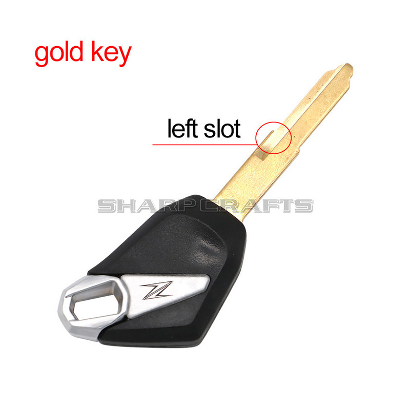 Bal és jobb üres kulcs vágatlan penge: KAWASAKI ZX6R ZX636R ZX7 ZX9R ZX10R ZX12R ZX14R ZXR250 ZXR400 ZZR400 ZZR600 ZZR1400 ZRX1200