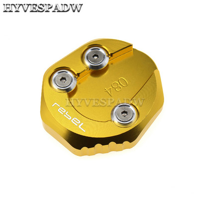 Motorkerékpár támasztótámasz hosszabbító pad oldalsó állvány nagyító lemez Honda Rebel CMX 300 500 CMX300 CMX500 2017 2018 2019 2020 2021