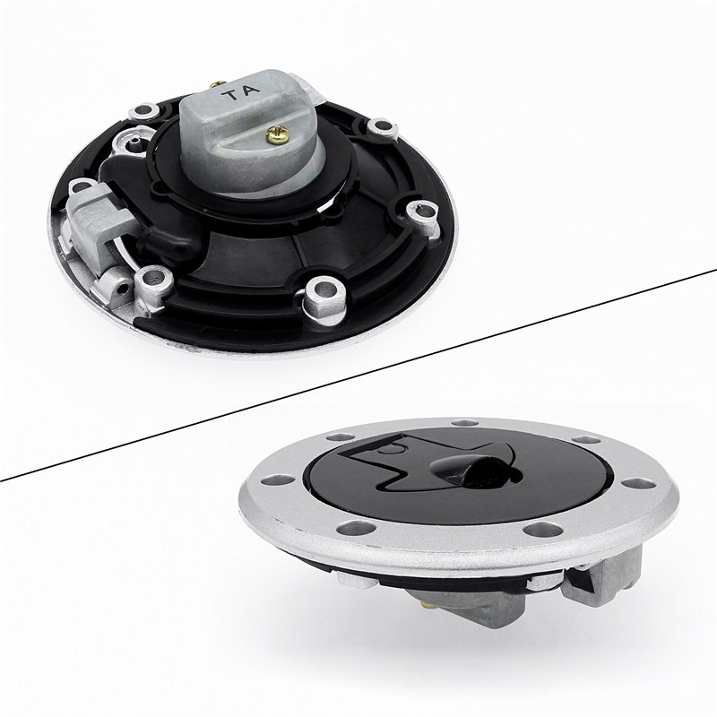 1 sada pre Kawasaki Ninja 250 500 ZX7R ZX6R ZX9R ZXR250 ZXR400 ZXR750 Motocykel Kryt palivovej nádrže s kľúčom