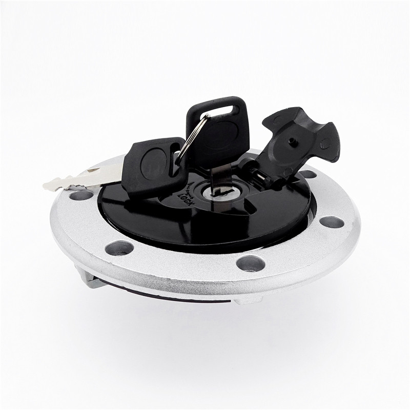 1 sada pre Kawasaki Ninja 250 500 ZX7R ZX6R ZX9R ZXR250 ZXR400 ZXR750 Motocykel Kryt palivovej nádrže s kľúčom