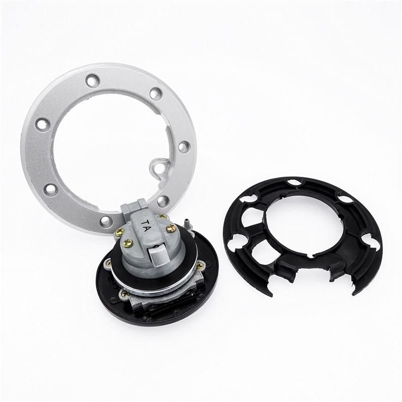 1 sada pre Kawasaki Ninja 250 500 ZX7R ZX6R ZX9R ZXR250 ZXR400 ZXR750 Motocykel Kryt palivovej nádrže s kľúčom