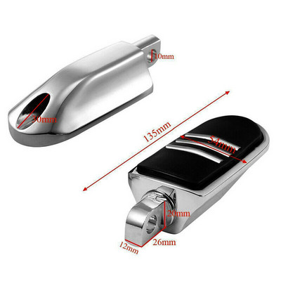 Nastaviteľné 32 mm 1,25" motocyklové krátke šikmé diaľničné ochranné stupačky pre Harley Touring Honda univerzálne krátke stupačky