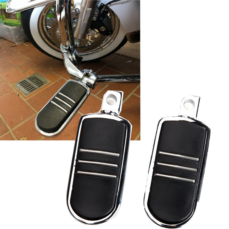 Nastaviteľné 32 mm 1,25" motocyklové krátke šikmé diaľničné ochranné stupačky pre Harley Touring Honda univerzálne krátke stupačky