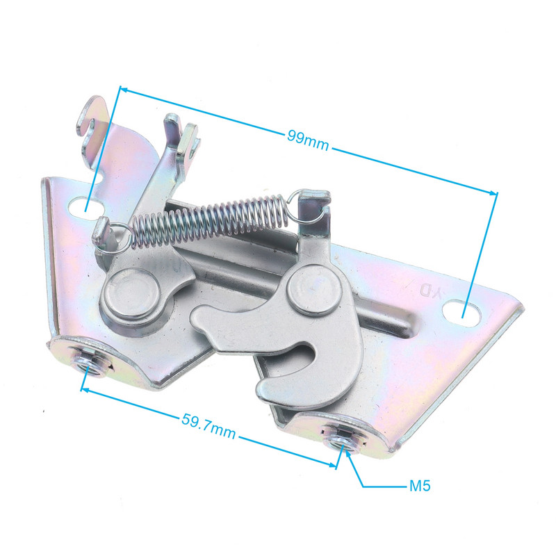 Комплект ключове за заключване на седалката с плоча за мотоциклет Quad ATV Go Kart електрически велосипед