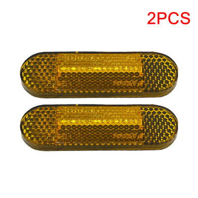 1 pár červených reflektorov, plastových reflektorov na nákladné autá, motocykle, štvorkolky, terénne bicykle, auto, bezpečnostné výstražné vidlicové reflektory na motocykel