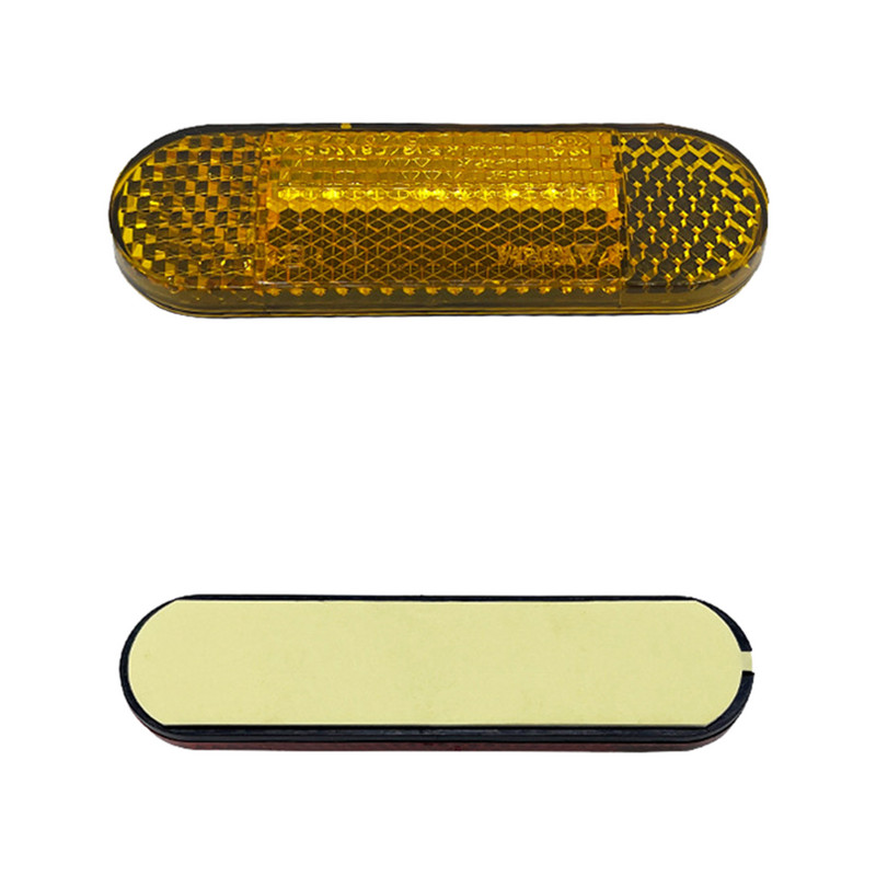 1 pár červených reflektorov, plastových reflektorov na nákladné autá, motocykle, štvorkolky, terénne bicykle, auto, bezpečnostné výstražné vidlicové reflektory na motocykel