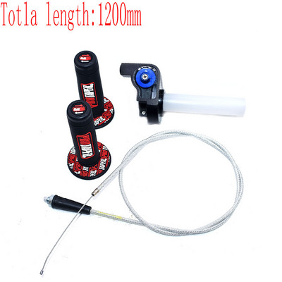 Mânere pentru motociclete cu 1/4 viteză de rotație rapidă, cablu de accelerație de 1200 MM, pentru piese de motocross pentru ghidon PRO TAPER Dirt Pit Bike