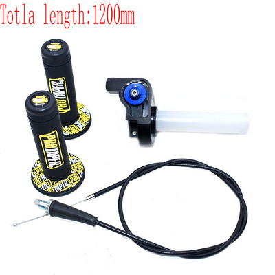 Mânere pentru motociclete cu 1/4 viteză de rotație rapidă, cablu de accelerație de 1200 MM, pentru piese de motocross pentru ghidon PRO TAPER Dirt Pit Bike