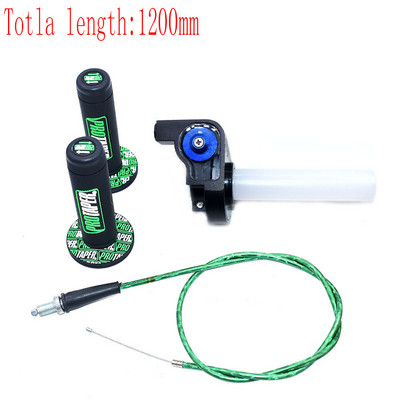Mânere pentru motociclete cu 1/4 viteză de rotație rapidă, cablu de accelerație de 1200 MM, pentru piese de motocross pentru ghidon PRO TAPER Dirt Pit Bike