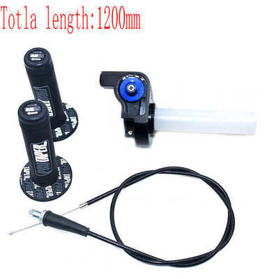 Мотоциклетни ръкохватки с 1/4 Quick Turn Throttle Settle 1200MM дроселов кабел за PRO TAPER Handlebar Dirt Pit Bike Motocross Parts