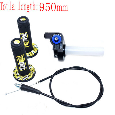 Mânere pentru motociclete cu 1/4 viteză de rotație rapidă, cablu de accelerație de 1200 MM, pentru piese de motocross pentru ghidon PRO TAPER Dirt Pit Bike