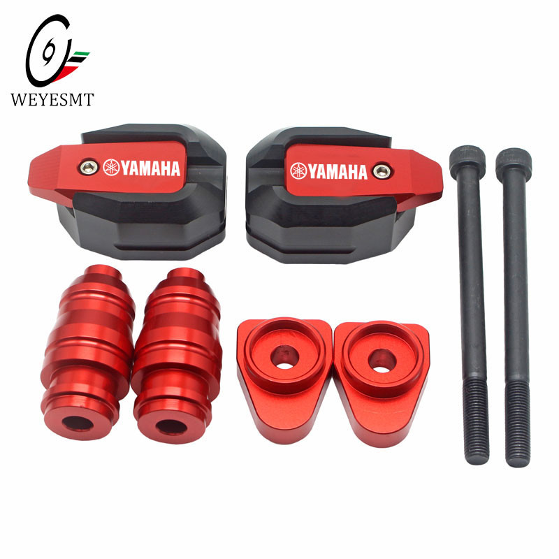 Kiváló minőségű motorkerékpár ütközésvédő CNC motorburkolat váz csúszkák YAMAHA FZ1 FZ1N FZ6 FZ6N FZ8 FZ8N MT03 R3 MT09 13-18