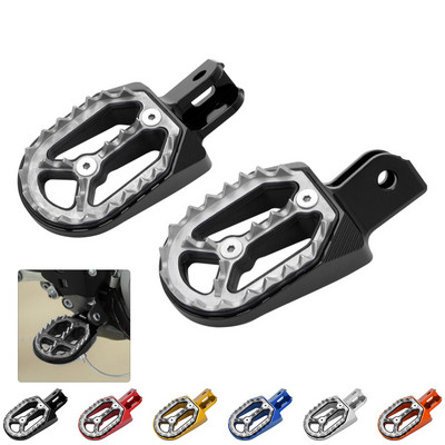 Αλουμίνιο CNC Motocross Dirt Pit Bike Foot Peg Pedal Footstags Footrest For Honda CRF230F 2005 - 2015 CRF230 L CRF230L 2003-2009