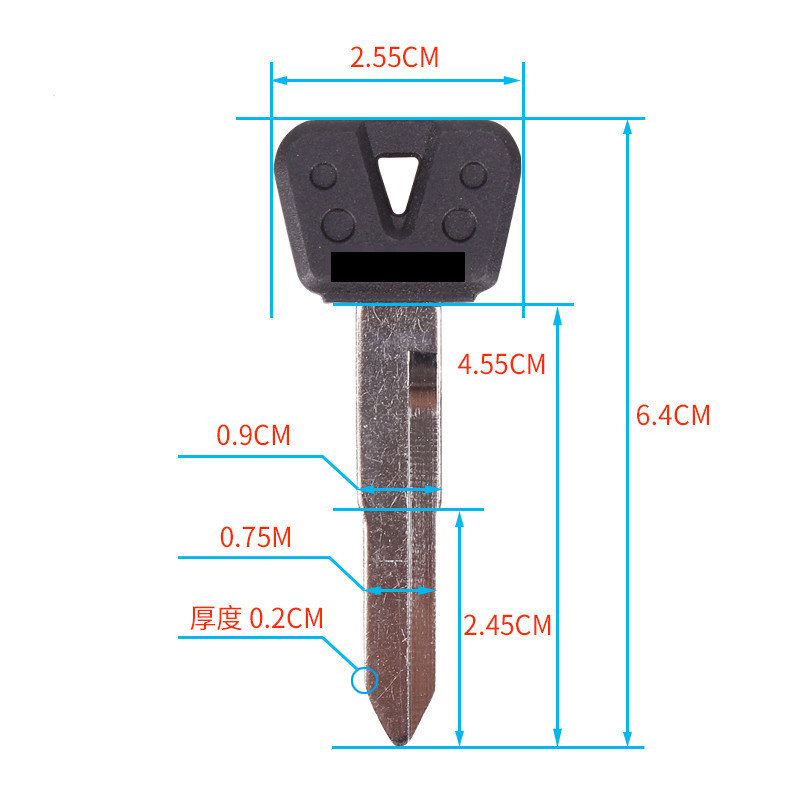 20 ks prázdnych kľúčov od motocykla, nebrúsená čepeľ pre YAMAHA TDM850 TDM900 MT03 MT01 MT08 MT09 FZR250 FZR400 XJR400 XJ6 XJR1200 XJR1300