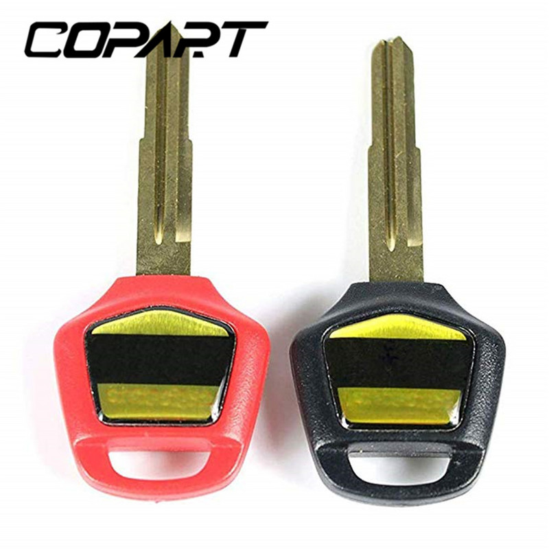 Motorkerékpár tartozékok Vágatlan penge embrió üres kulcs fekete piros Honda Goldwing GL 1800 F6B GL1800 GL1000 GL1200 GL1500