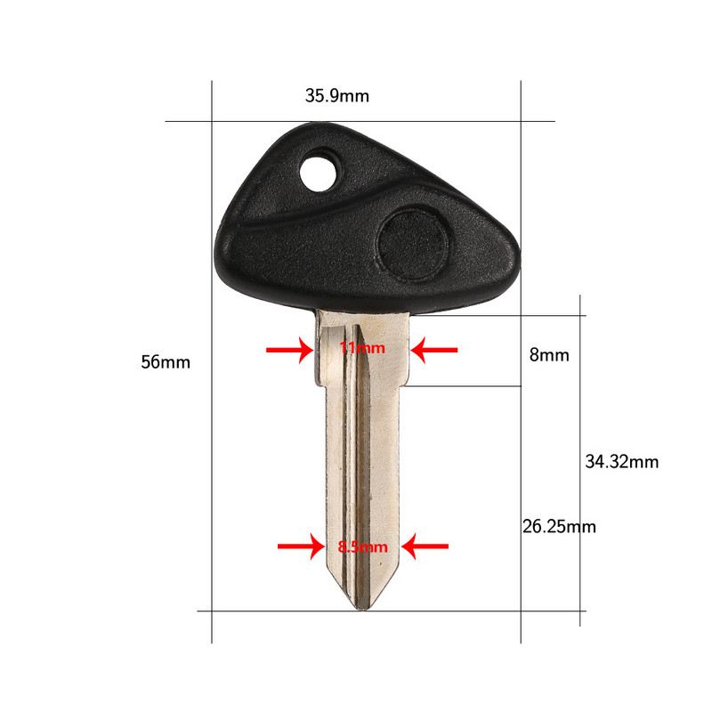 1 ks kľúčov od motocykla, nezostrihané, prázdne, vhodné pre BMW R850R R1100GS R1150 R1100R R1150R R1150S K1200R R1200GS