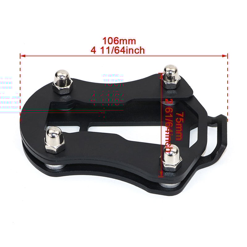 Alkalmas a Honda CRF300L 2021-2022 CRF300L Rally 2021-2022 Kickstand oldalsó cipő lábtartókhoz, állvány hosszabbító nagyító pate pad