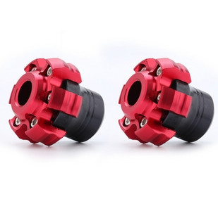 universalus CNC purvo duobės dviračių apsaugos kroso ratų trinkelės motociklo išmetimo rėmo slankikliai moto apsauga motociklo avarijos trinkelės