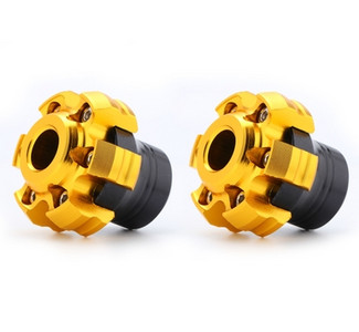 universalus CNC purvo duobės dviračių apsaugos kroso ratų trinkelės motociklo išmetimo rėmo slankikliai moto apsauga motociklo avarijos trinkelės