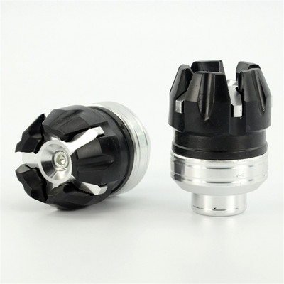 universalus CNC purvo duobės dviračių apsaugos kroso ratų trinkelės motociklo išmetimo rėmo slankikliai moto apsauga motociklo avarijos trinkelės