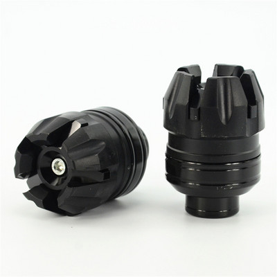 universalus CNC purvo duobės dviračių apsaugos kroso ratų trinkelės motociklo išmetimo rėmo slankikliai moto apsauga motociklo avarijos trinkelės