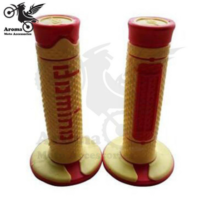 Farebné univerzálne 22MM rukoväte na riadidlá motocykla, gumené rukoväte na pretekárske motocross, príslušenstvo pre Honda, Suzuki, Yamaha, KTM, Domino, Dirtbike, rukoväte na pitbike, diely na pitbike, rukoväte na riadidlá motocykla