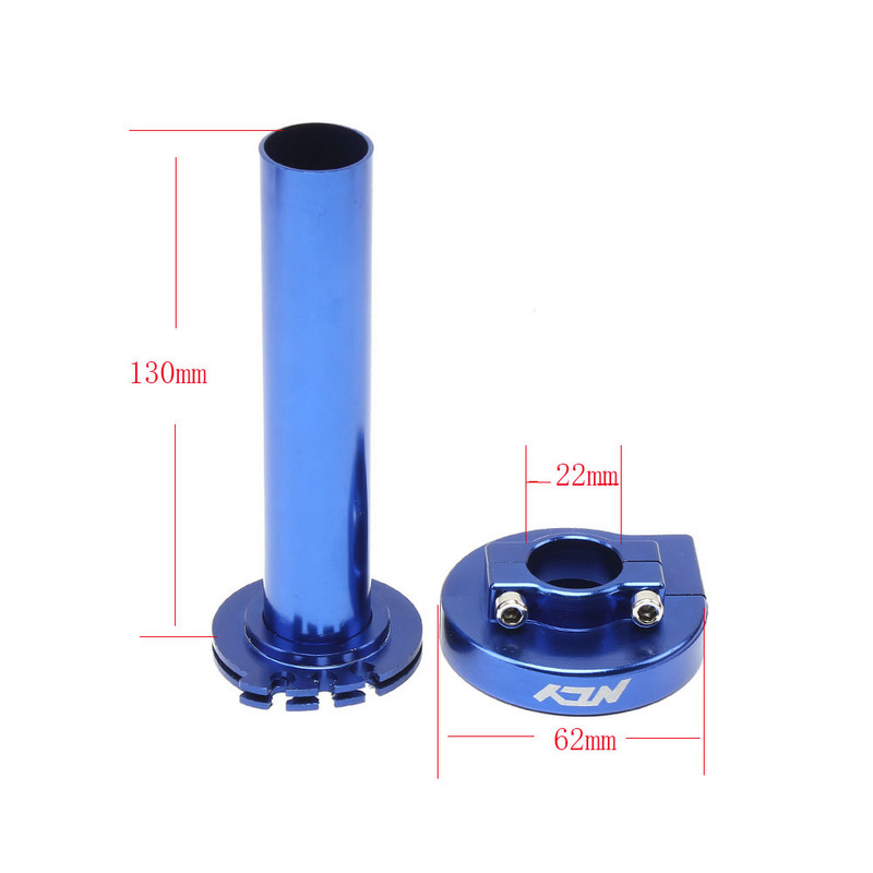 Viacfarebné otočné rukoväte plynu, riadidlá, univerzálne 22 mm 7/8 palcové CNC hliníkové riadidlá pre motocykel, moped, skúter, bicykel