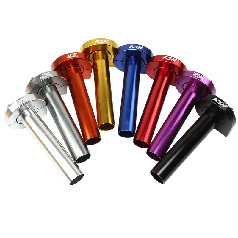 Viacfarebné otočné rukoväte plynu, riadidlá, univerzálne 22 mm 7/8 palcové CNC hliníkové riadidlá pre motocykel, moped, skúter, bicykel