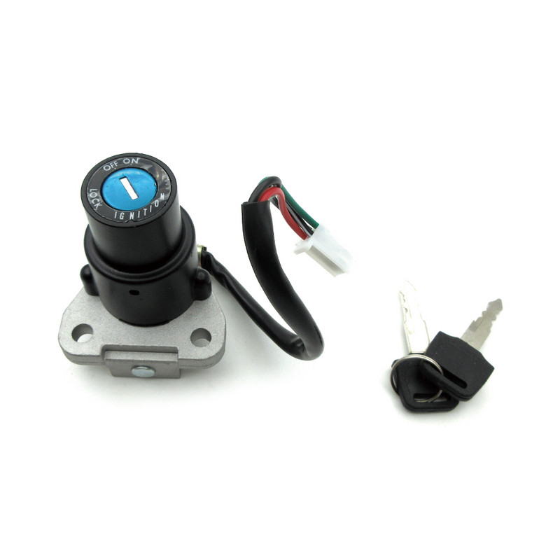 За Yamaha XT225 Serow 225 XT600 90-95 TW200 03-17 DT200 DT200R Черен ключ за запалване на мотоциклет Комплект ключове за заключване на капачката на резервоара за гориво и газ