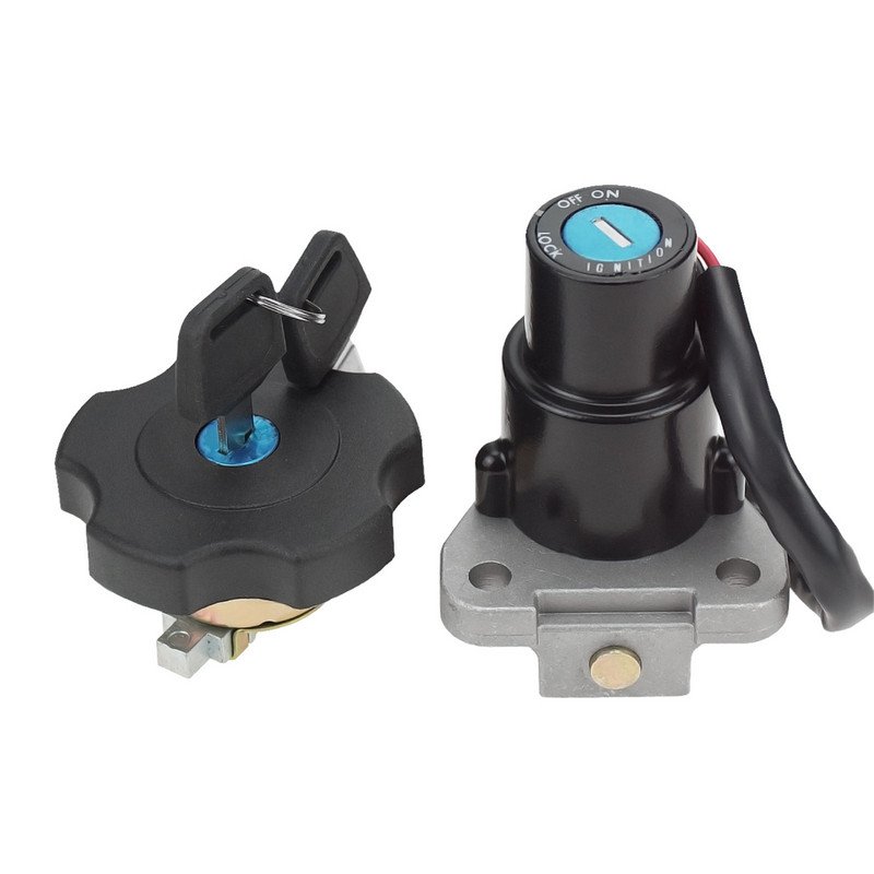 Kryt palivovej nádrže pre motocykel, spínač zapaľovania, sada zámkov sedadla pre Yamaha XT600 90-95 TW200 03-17 XT225 Serow 225 DT200 DT200R