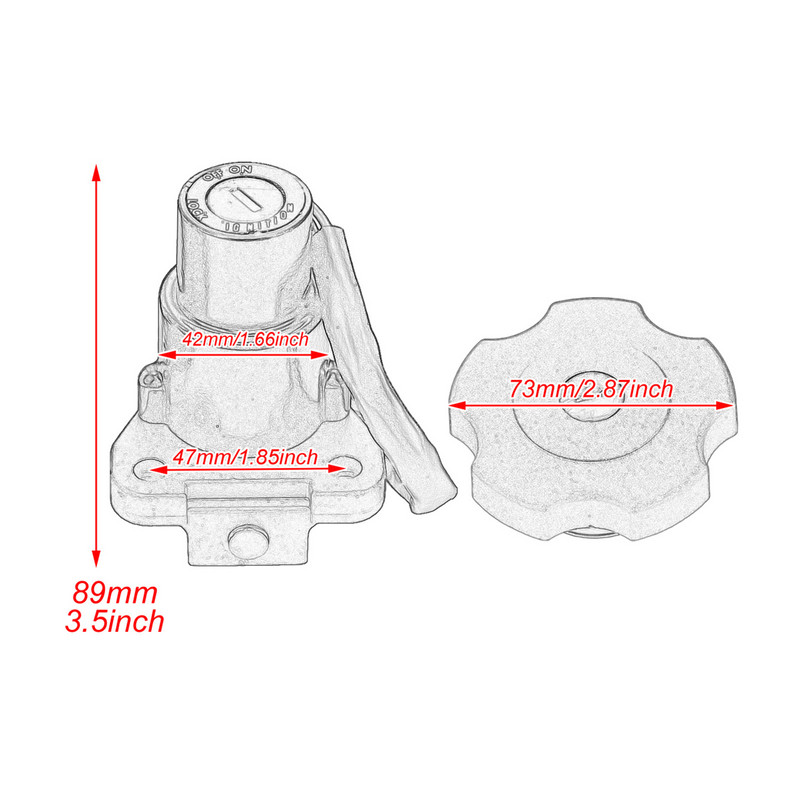 Kryt palivovej nádrže pre motocykel, spínač zapaľovania, sada zámkov sedadla pre Yamaha XT600 90-95 TW200 03-17 XT225 Serow 225 DT200 DT200R