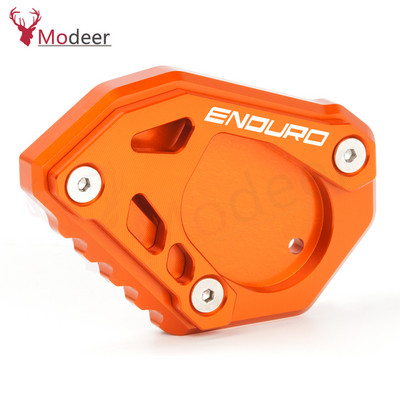 690 LC4 EnduroR Tartozékok Oldalsó állvány hosszabbító pad Megnagyobbított állvány bővítő KTM 690 LC4 Enduro / R 2019 2020 2021 2022