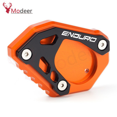 690 LC4 EnduroR Tartozékok Oldalsó állvány hosszabbító pad Megnagyobbított állvány bővítő KTM 690 LC4 Enduro / R 2019 2020 2021 2022