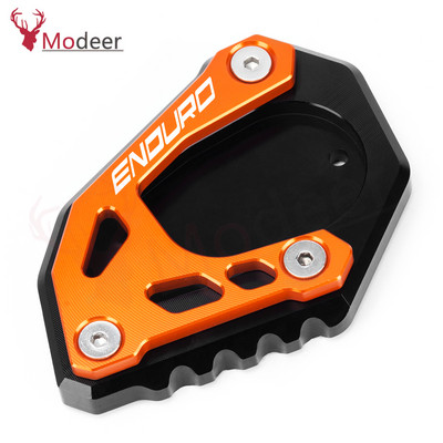 690 LC4 EnduroR Tartozékok Oldalsó állvány hosszabbító pad Megnagyobbított állvány bővítő KTM 690 LC4 Enduro / R 2019 2020 2021 2022