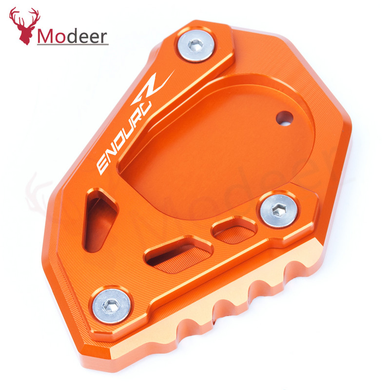 690 LC4 EnduroR Tartozékok Oldalsó állvány hosszabbító pad Megnagyobbított állvány bővítő KTM 690 LC4 Enduro / R 2019 2020 2021 2022